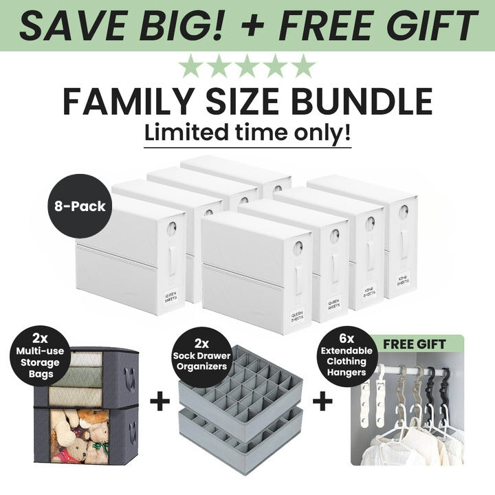 Bed sheet organizers