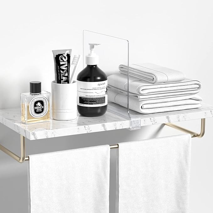 Acrylic shelf dividers